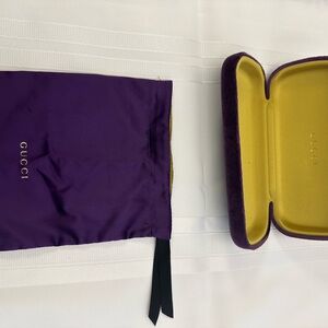 Gucci Purple Sunglasses Pouch